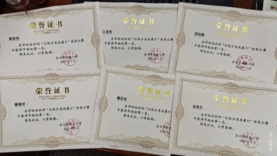 竞赛证书