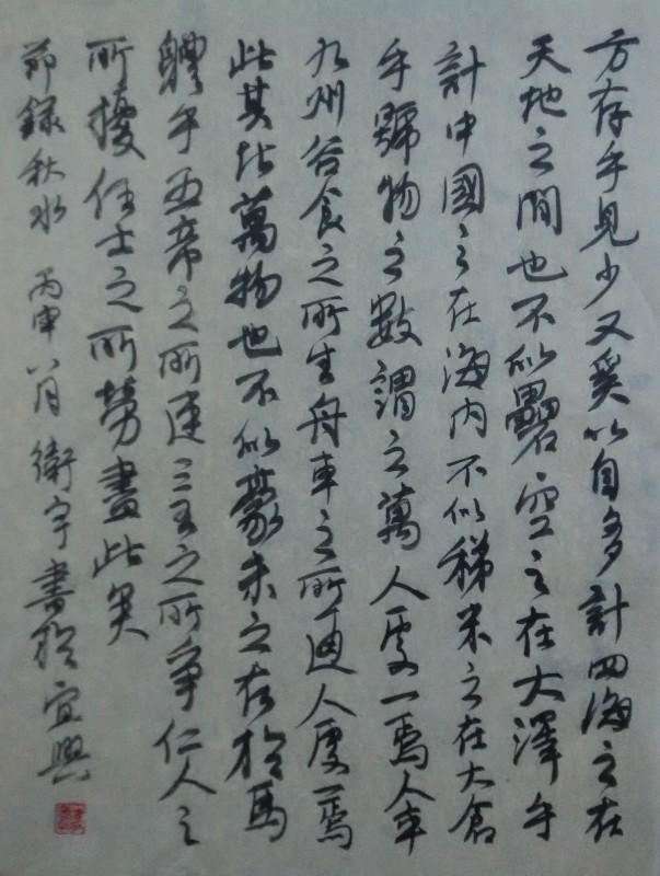 书法《庄子秋水选抄》  潘卫宇.jpg